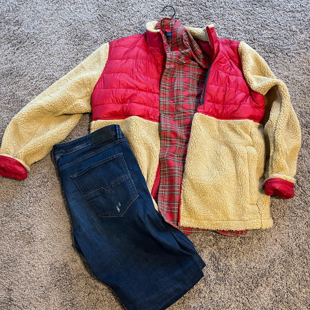 Gap XL Mens Teddy Bear Jacket 🥳🥳🥳HOSTESS PICK🥳🥳🥳